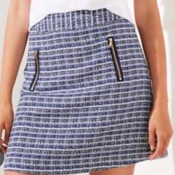 LOFT Dresses & Skirts - Ann Taylor LOFT Tweed Skirt Front Pockets Plus Size 22